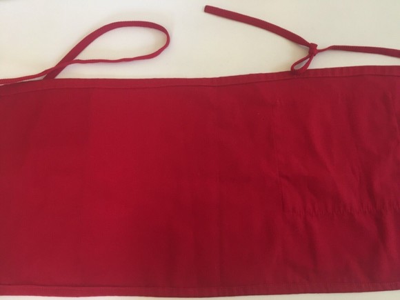 Waitress Waiter Waist Apron 1 Pocket Restaurant Style Uniform Apron - Picture 3 of 3